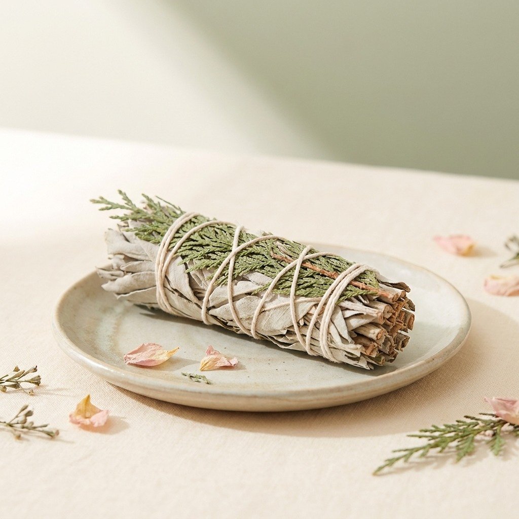 Cedar & Sage Smudge Bundle — Bloom Goodies Co.